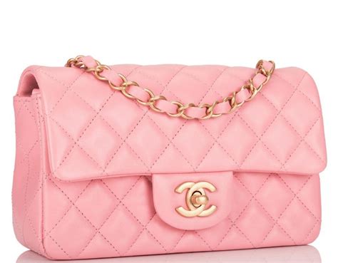 chanel mini pink ss18|Mini Flap Bag with Top Handle Lambskin, Resin & Gold.